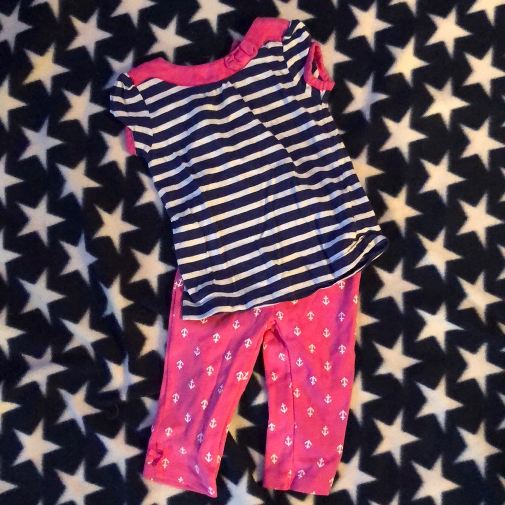 3-6 months, girls anchor set